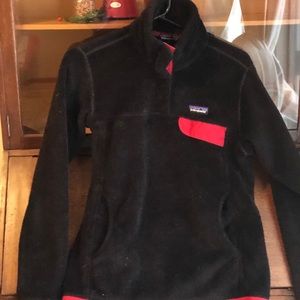 Textured fleece pullover